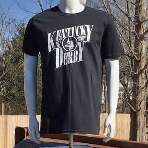 Kentucky Derby Black T Shirt 2018 NWT Men L Official Licensed Churchill Downs